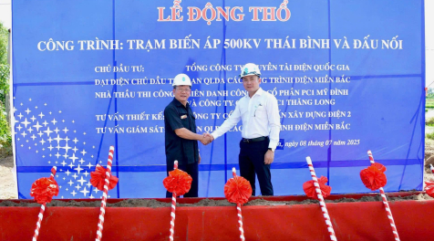 LỄ ĐỘNG THỔ DỰ ÁN TRẠM BIẾN ÁP 500KV THÁI BÌNH & ĐƯỜNG DÂY ĐẤU NỐI – ĐỘNG LỰC MỚI CHO HỆ THỐNG ĐIỆN MIỀN BẮC