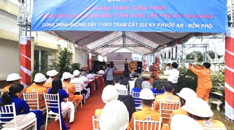 LỄ KHÁNH THÀNH CÔNG TRÌNH ĐƯỜNG DÂY 110kV TRẠM CẮT 220kV PHƯỚC AN – ĐỒN PHÓ